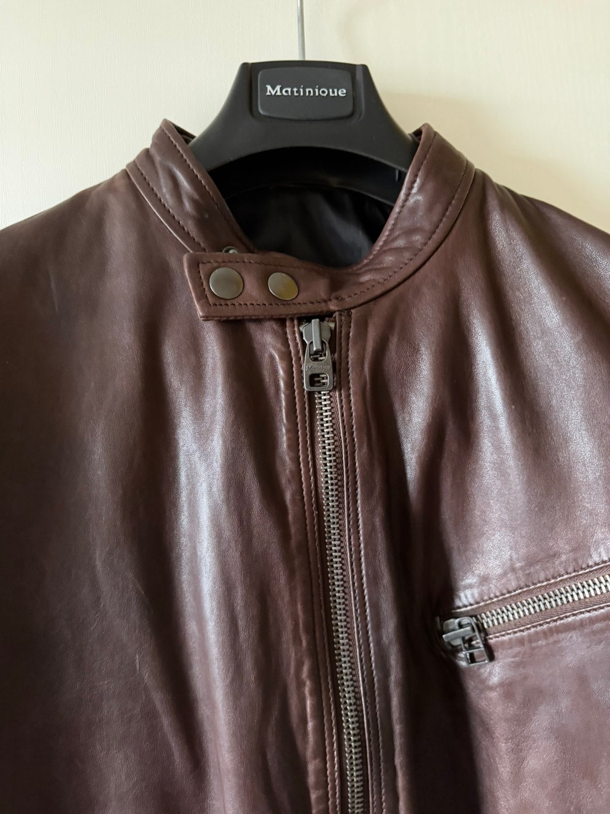 Lederen matinique  lederen vest, Kleding | Heren, Jassen | Zomer, Ophalen of Verzenden, Zo goed als nieuw