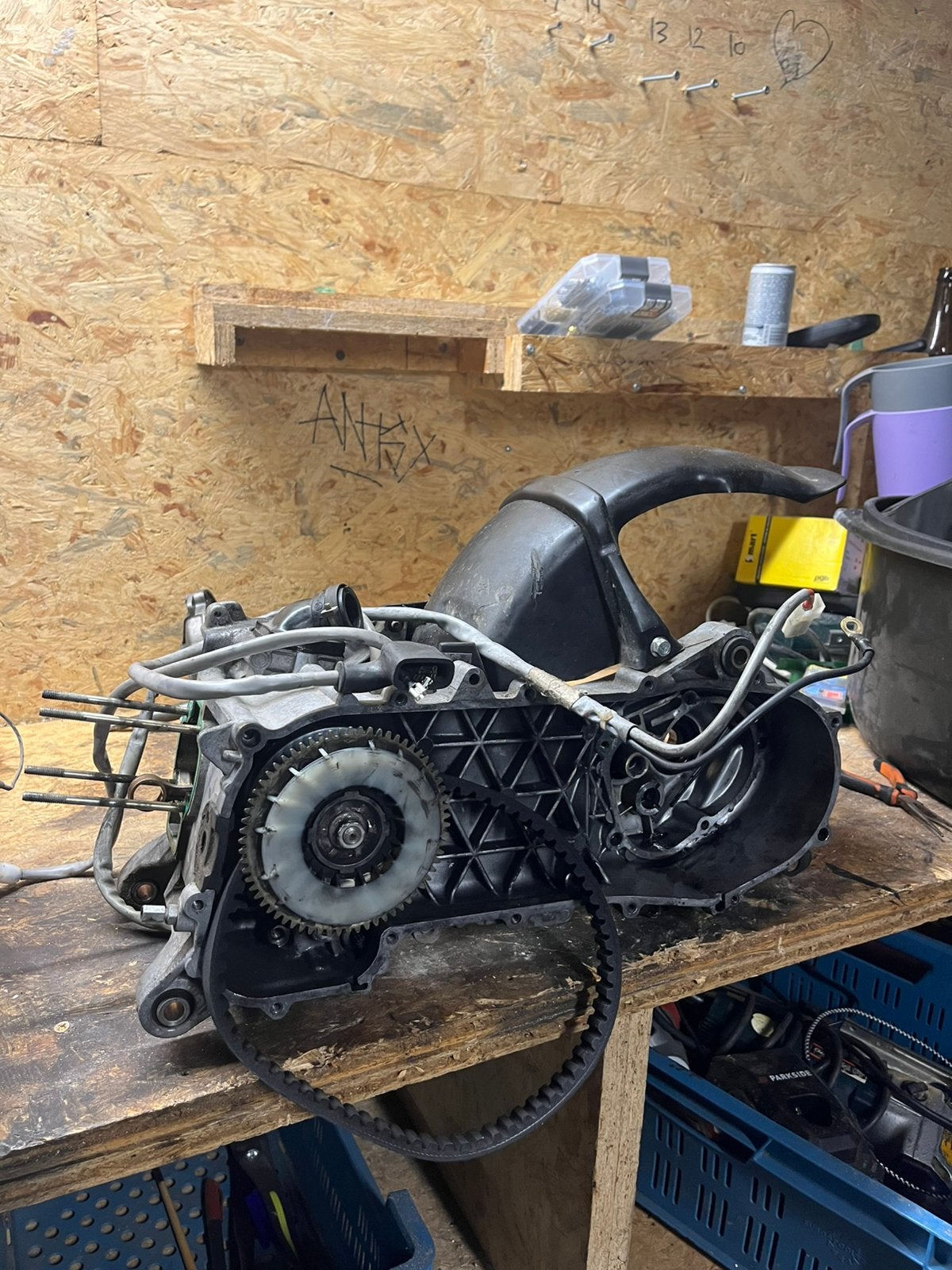 Type 3 carters, Motoren, Ophalen