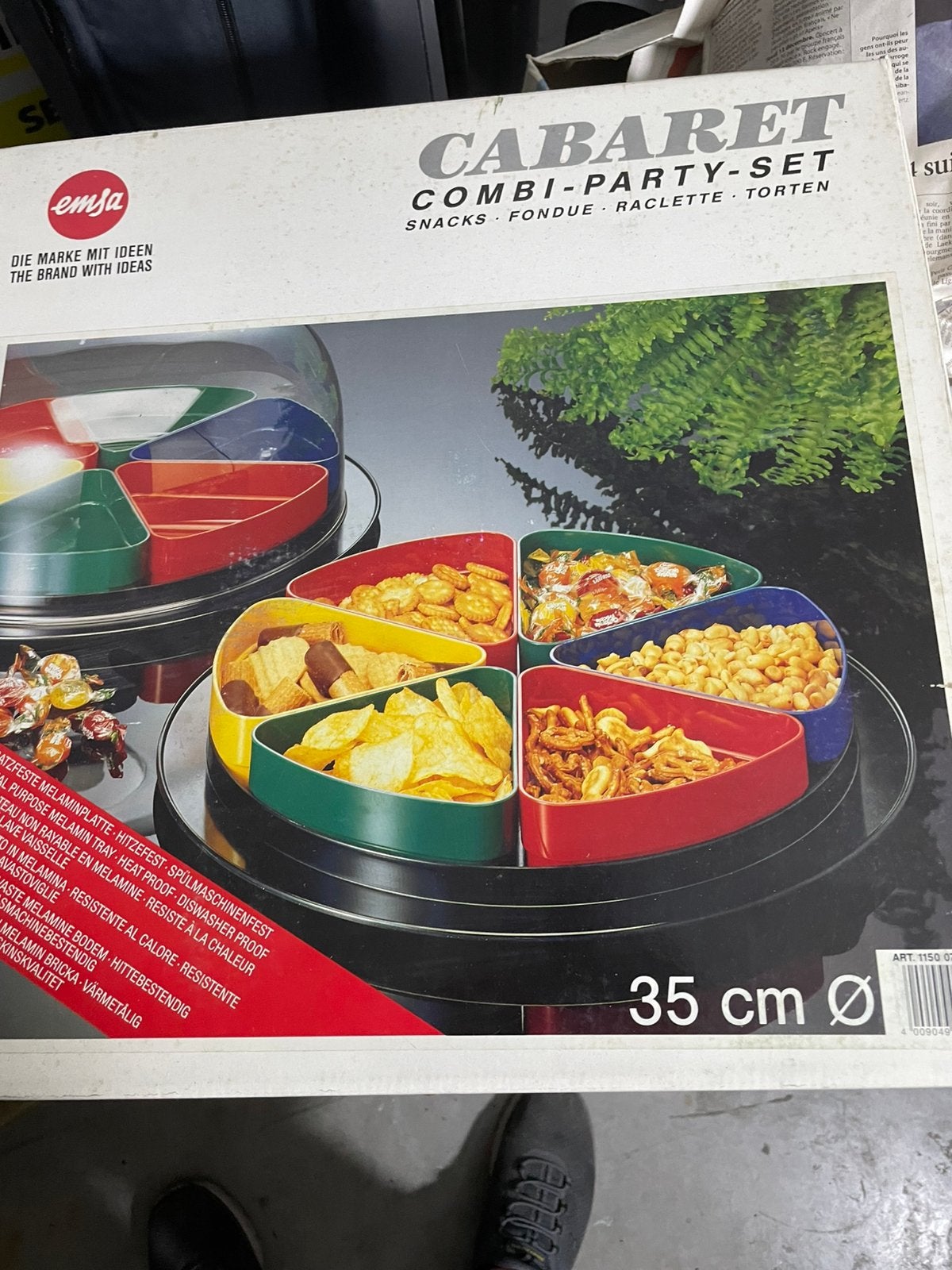 Vintage plateau, Tuin en Terras, Barbecue-accessoires, Ophalen, Zo goed als nieuw