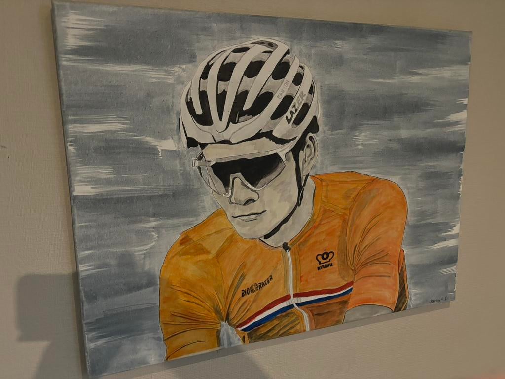 Schilderij van matheu van de poel, Antiek en Kunst, Kunst | Schilderijen | Modern, Ophalen