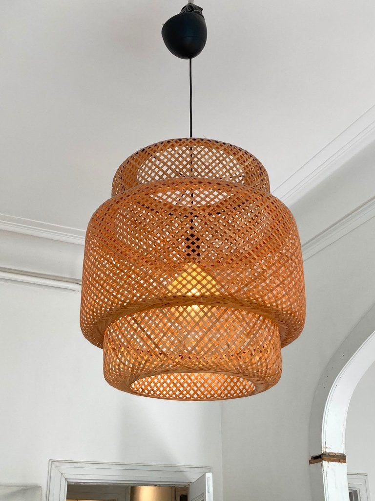 Suspension Bambou IKEA Sinnerlig, Matériau naturel, Comme neuf, Contemporain, Enlèvement