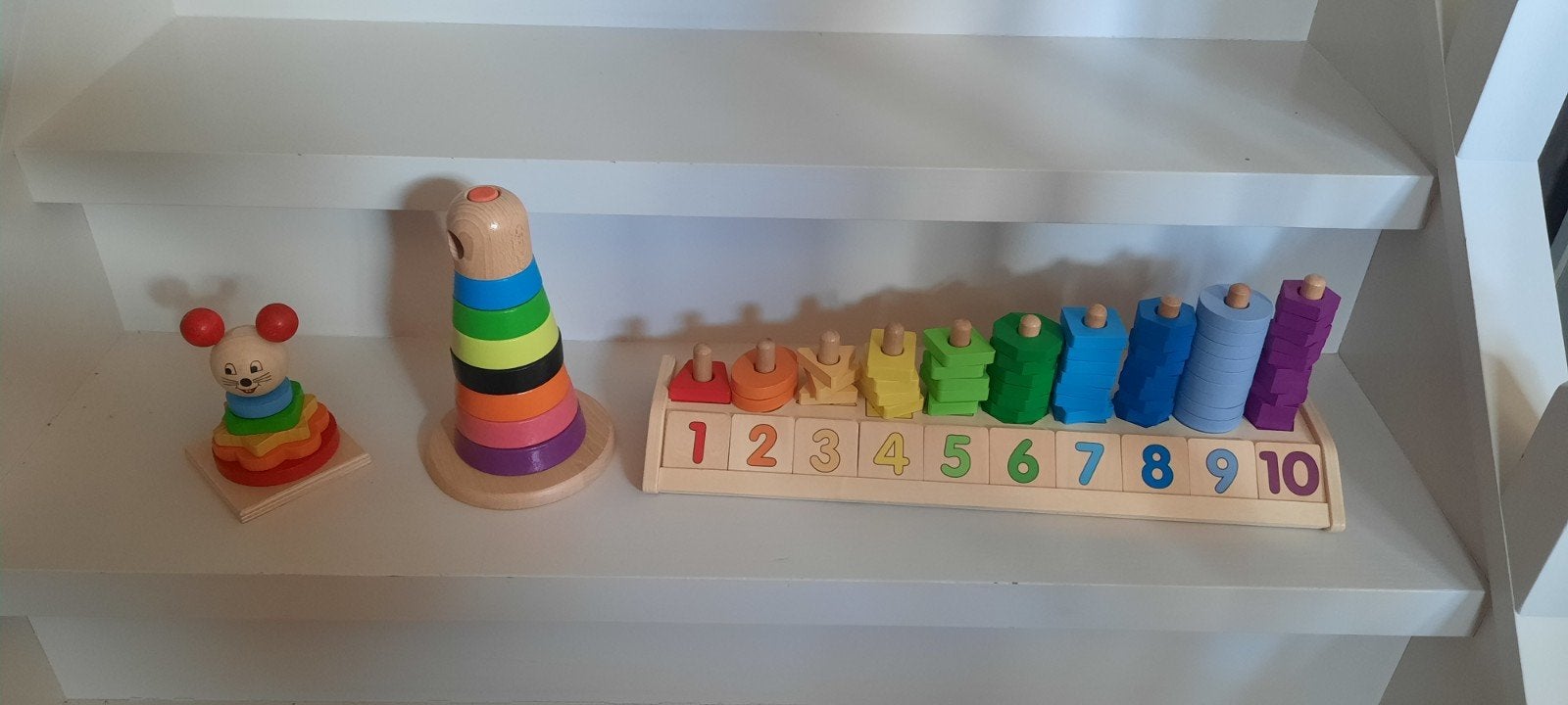 stapel blokjes, Enlèvement