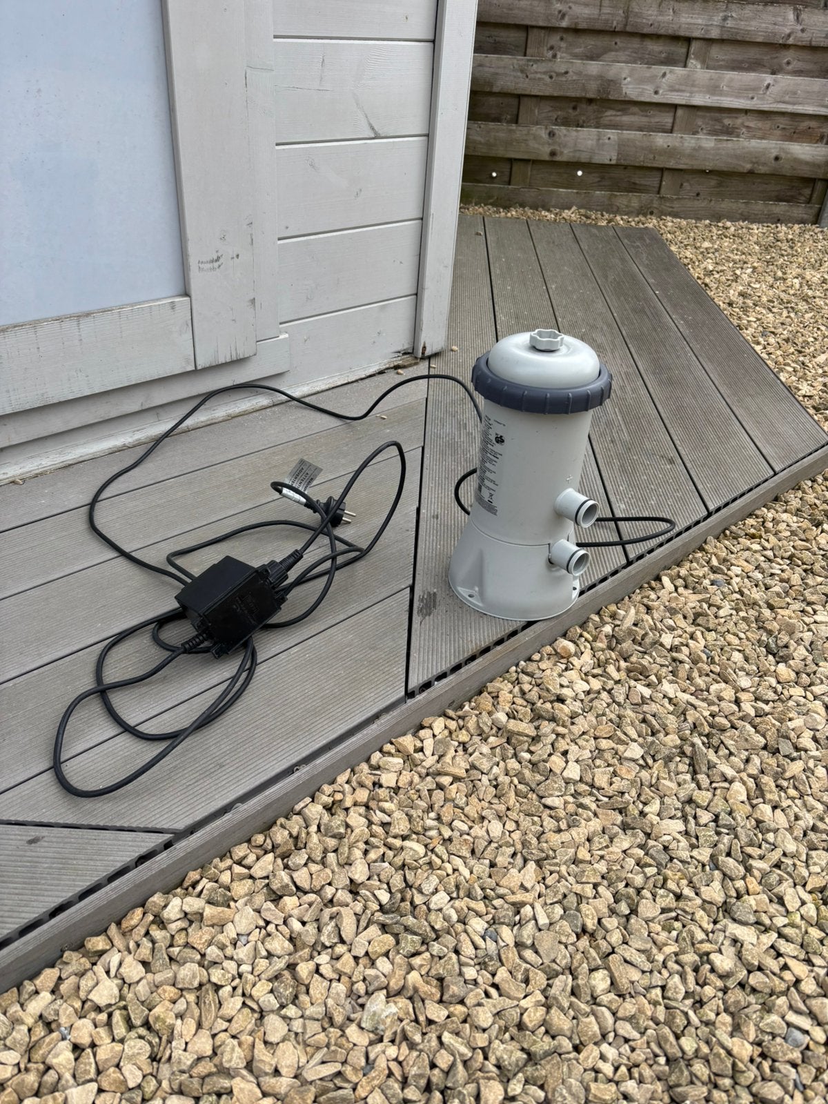 Intex zwembad filter tekoop wegens aanschaf zandfilter, Tuin en Terras, Ophalen of Verzenden, Zo goed als nieuw, Filter