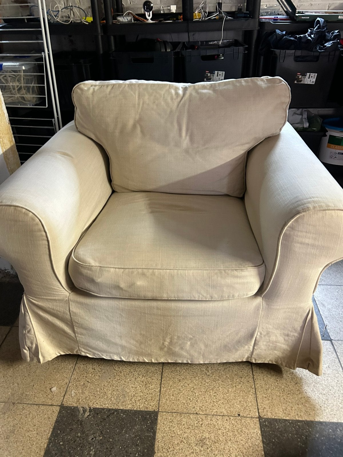 Fauteuil Ektorp 1 place, Maison & Meubles, Enlèvement, Comme neuf