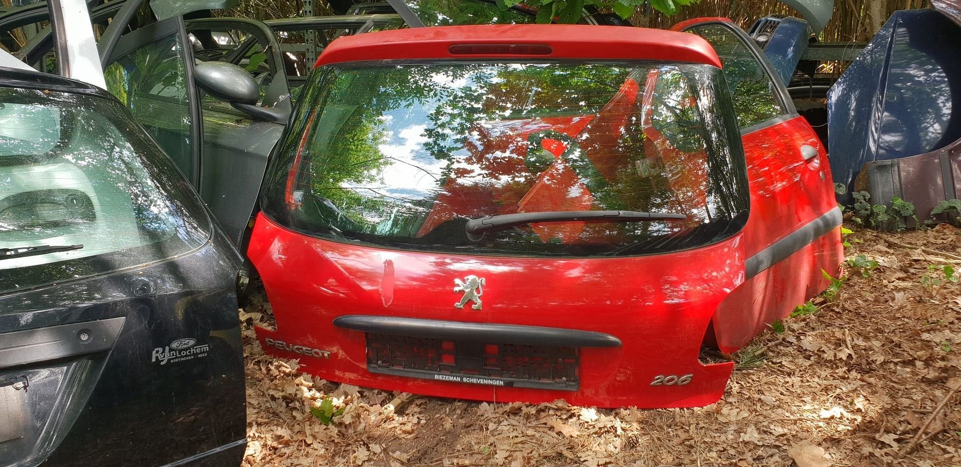 PEUGEOT 206 HB ACHTERKLEP BJ 98 TOT 2007, Arrière, -, Haillon arrière, Utilisé