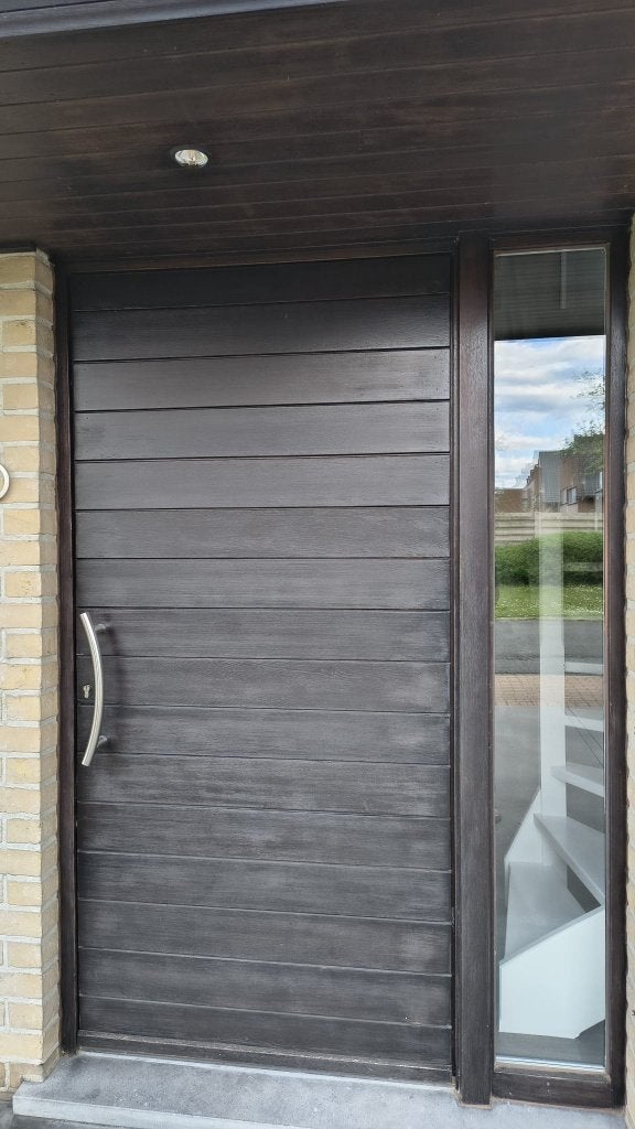 belle porte d'entrée à Meranti, Bricolage & Construction, Fenêtres & Moustiquaires, Porte extérieure, Enlèvement, Utilisé, Verre