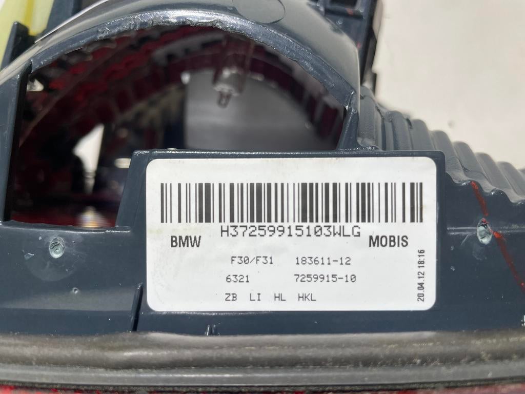 Feux arrière gauche BMW F30/F31 6321 7259915   10, Enlèvement, Utilisé, BMW