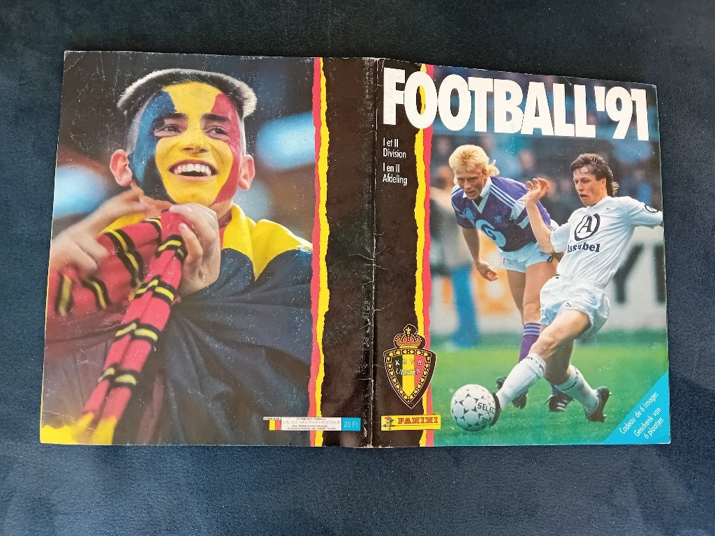 panini stickerboek Football 91, Ophalen of Verzenden, Zo goed als nieuw, Plaatje