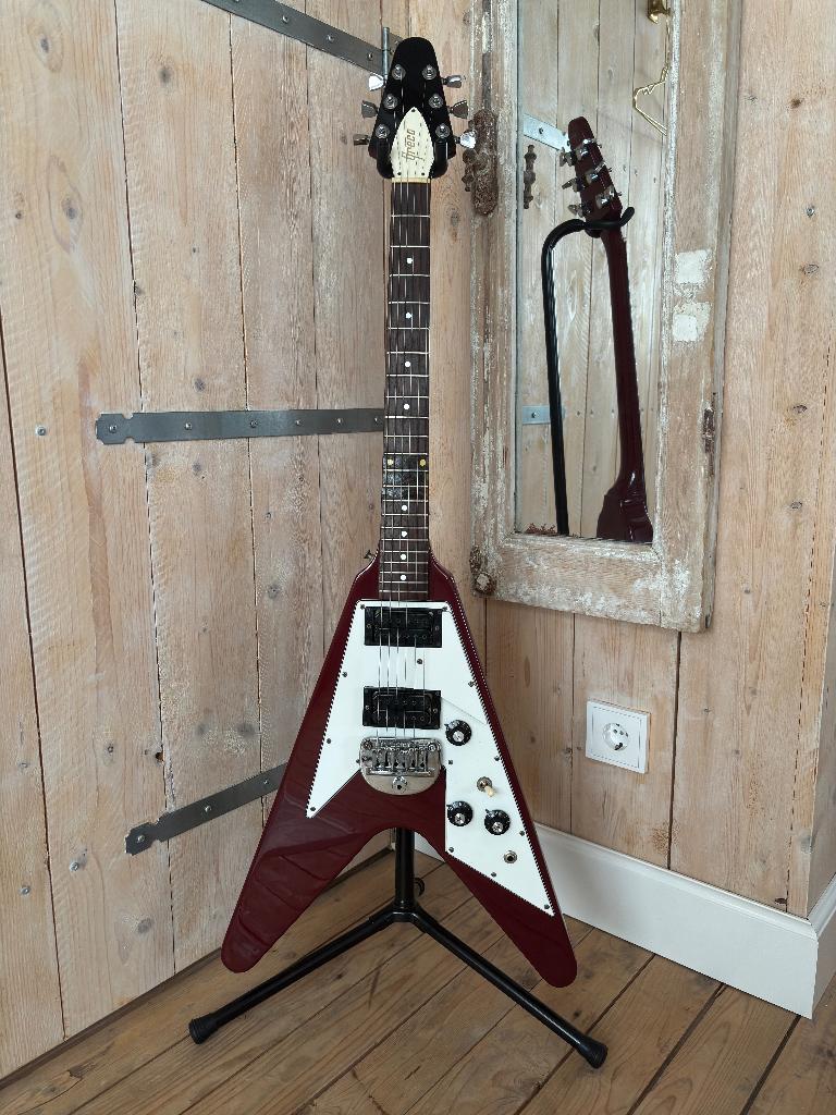 Greco FV-600 Flying V | 1978, Muziek en Instrumenten, Ophalen of Verzenden, Zo goed als nieuw, Solid body, Overige merken