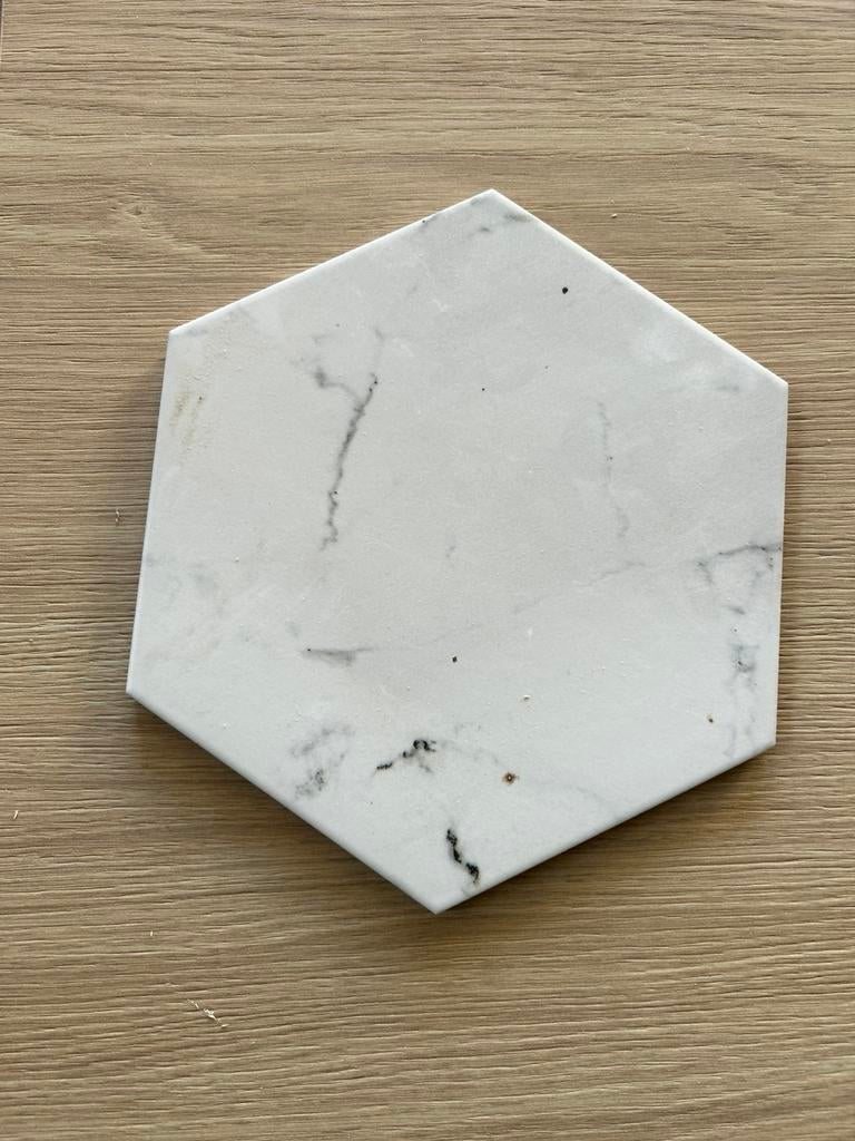 Ceramics hexagon tegels. 22cm breedt., Ophalen