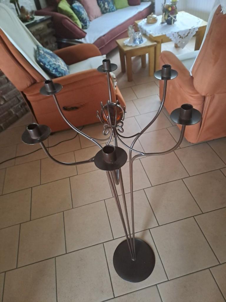 Chandelier, Maison & Meubles, 75 cm ou plus, Brun, Enlèvement, Utilisé