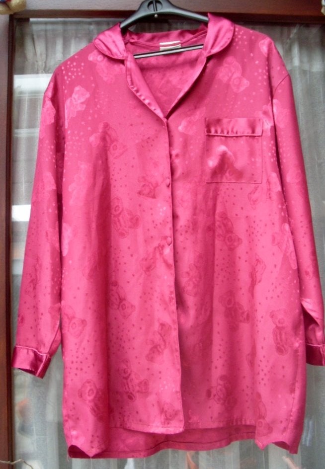 Nachtkleedje met beertjes maat M/L, Kleding | Dames, Pyjama's, Gedragen, Maat 38/40 (M), Ophalen of Verzenden