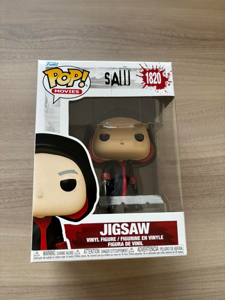 Funko Pop! Movies #1820 Jigsaw Saw Horror Collectible in Bo, Collections, Enlèvement ou Envoi, Comme neuf