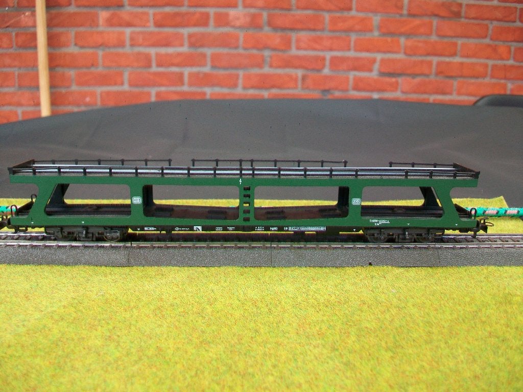 Marklin 4084 Autotransporter, Wisselstroom, Gebruikt, Wagon, Ophalen of Verzenden