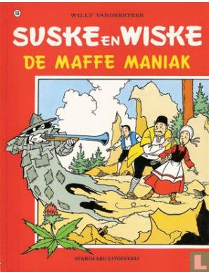 Suske en Wiske : de maffe maniak, Gelezen, Willy Vandersteen, Eén stripboek, Ophalen of Verzenden