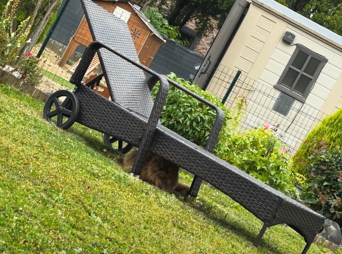 Transat de jardin, Tuin en Terras, Ophalen, Zo goed als nieuw