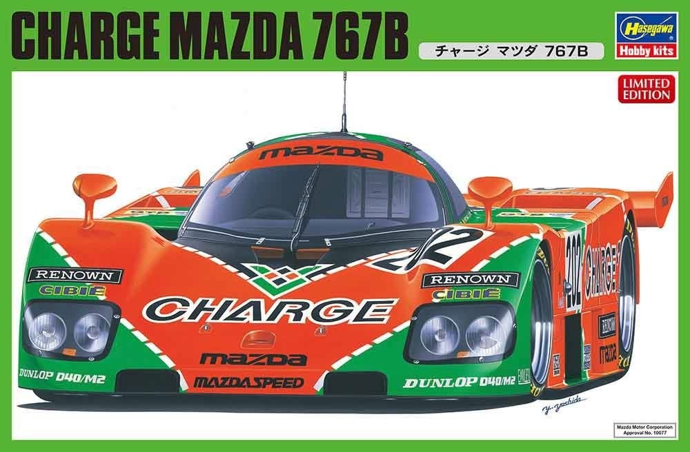 HASEGAWA 20312 CHARGE MAZDA 767B échelle 1/24, Overige merken, Auto, Groter dan 1:32, Nieuw