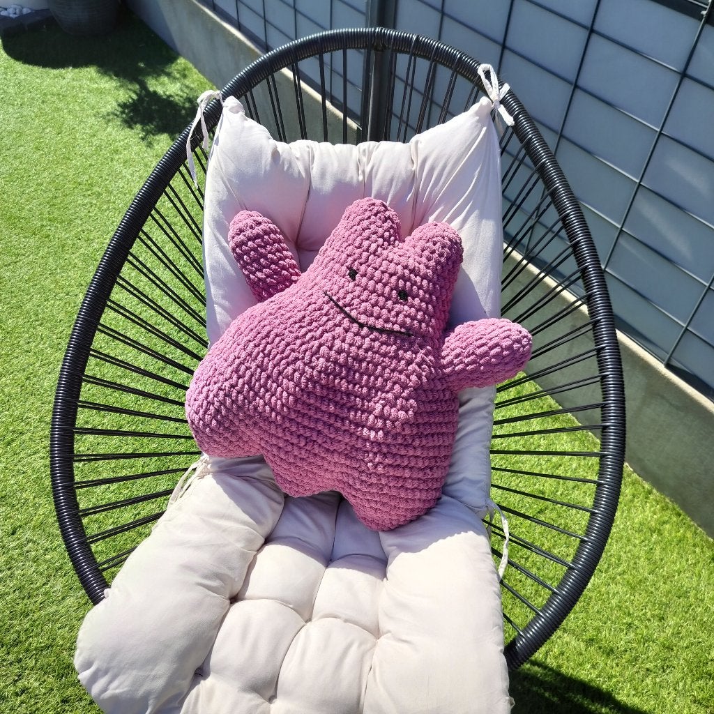 Pokémon ditto knuffel, Kinderen en Baby's, Speelgoed | Knuffels en Pluche, Overige merken, Handgemaakt, Overige typen, Nieuw