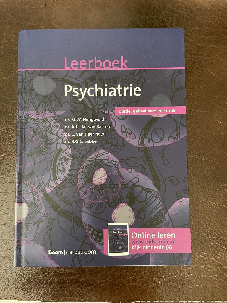 Leerboek psychiatrie, Boeken, Diverse auteurs, Ophalen of Verzenden, Zo goed als nieuw, Overige onderwerpen