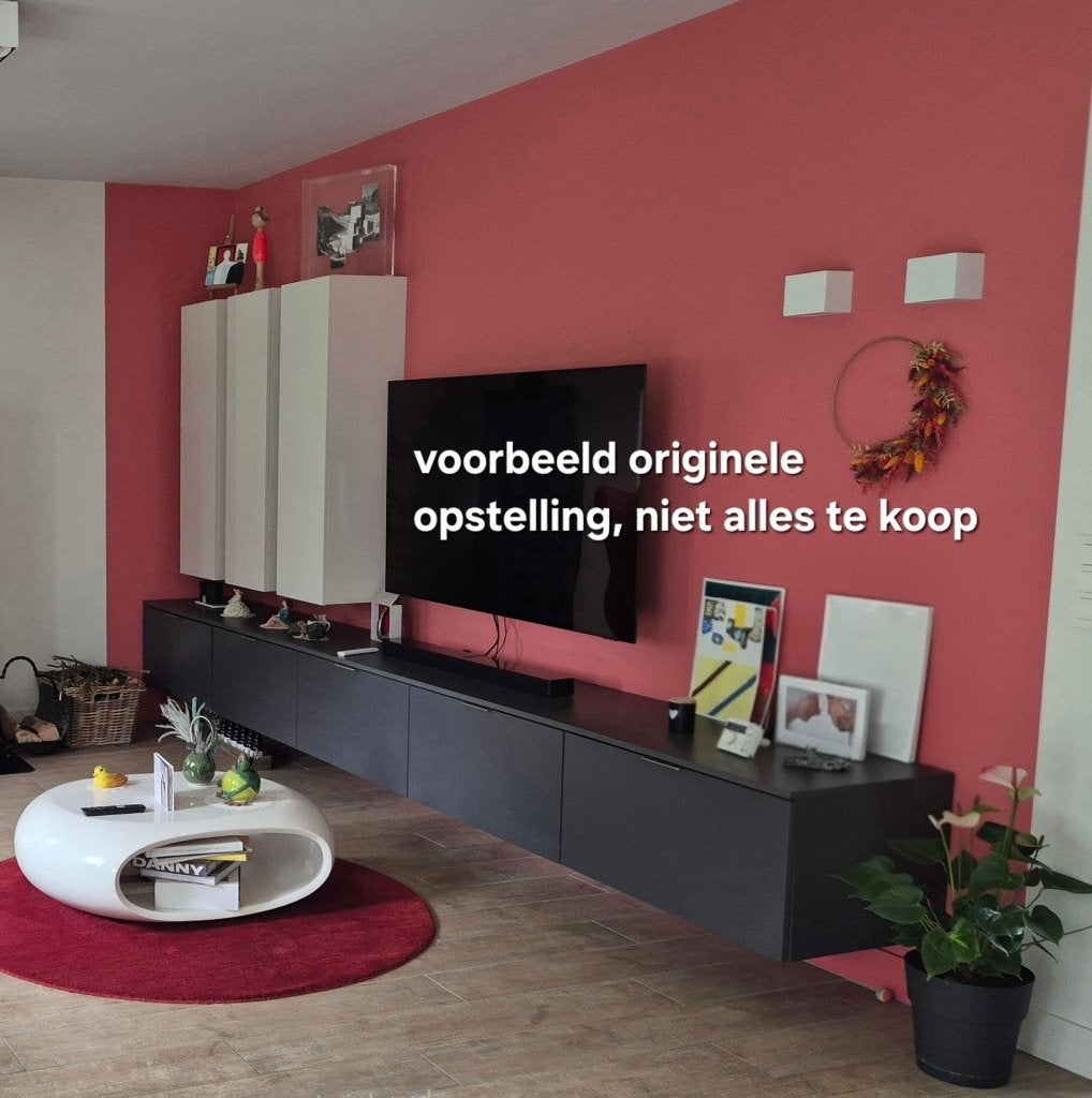 Hangkast modern wit hoogglans, 25 à 50 cm, Comme neuf, Enlèvement, 100 à 150 cm
