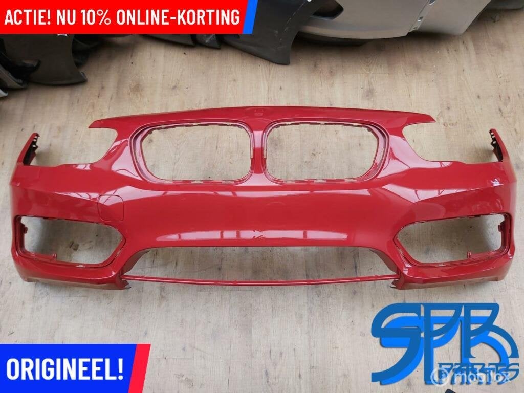 F20 F21 LCi 1 SERIE SPORTLINE VOORBUMPER ROOD FACELIFT VOOR, Neuf, BMW, Enlèvement ou Envoi, Pare-chocs