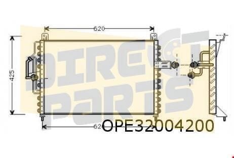 Opel Omega A (-12/89) (2.0) condensor OES! 90214511, Neuf, -, -, -