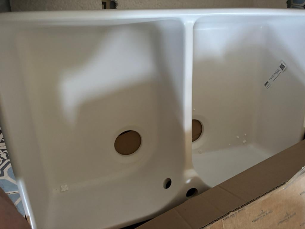 Double evier de cuisine villeroy &bosch, Enlèvement, Comme neuf