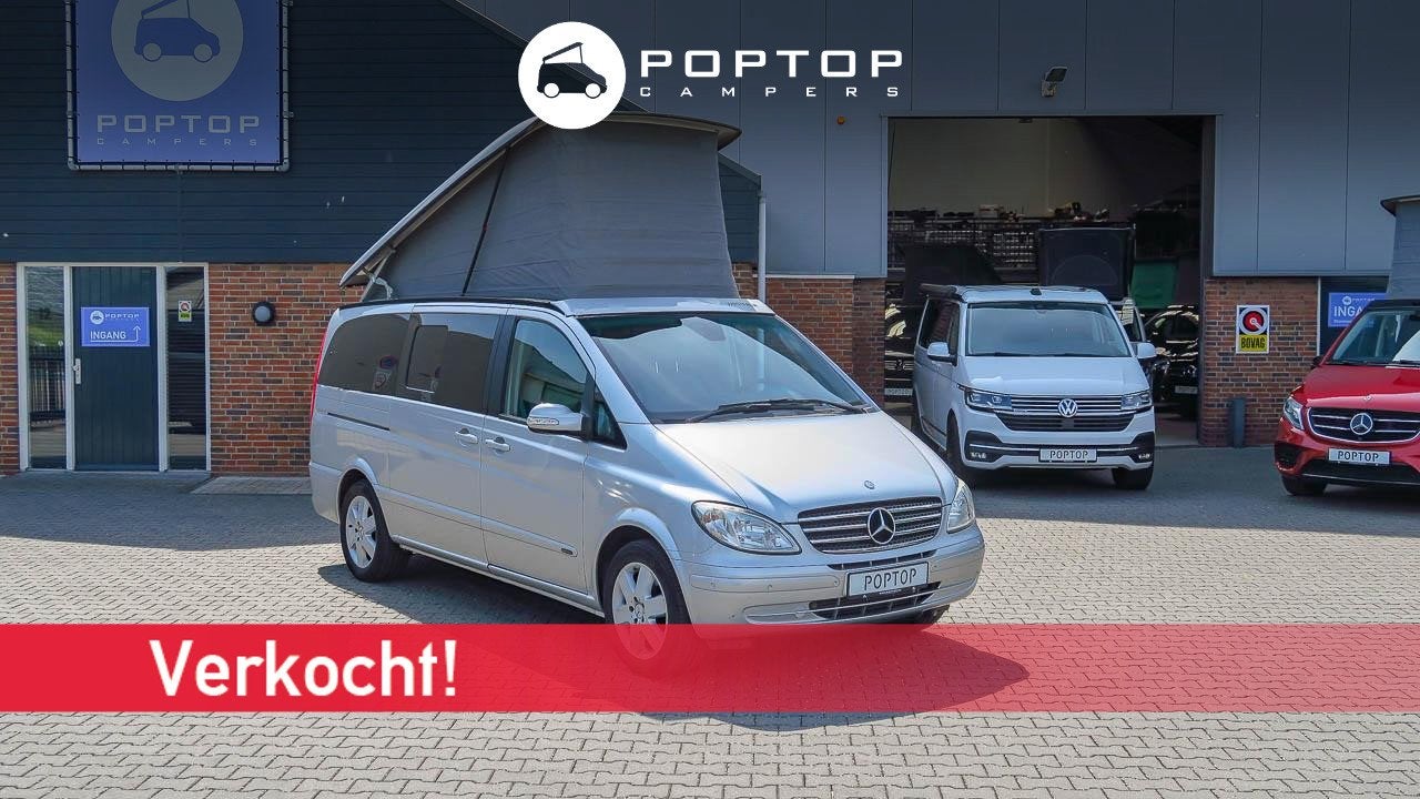 Mercedes Viano Marco Polo Automaat met slechts 132dkm, Caravans en Kamperen, Automaat, Buscamper of Camperbus, Mercedes-Benz, Bedrijf