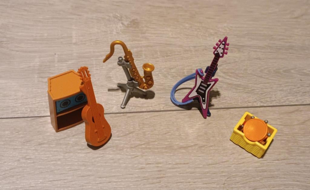 PLAYMOBIL-MUZIEKINSTRUMENTEN, Enlèvement, Comme neuf, Playmobil en vrac