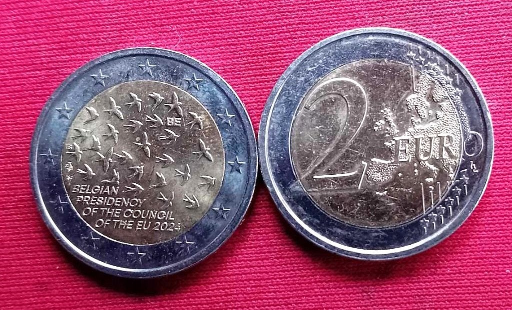 2 euro België 2024 (EU voorzitterschap), Ophalen, België, 2 euro, Losse munt