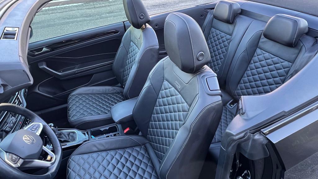 Volkswagen T-Roc TSI R-Line DSG7 CABRIO AUTOMAAT BLACK IDITI, Cuir, Achat, Entreprise, Carnet d'entretien