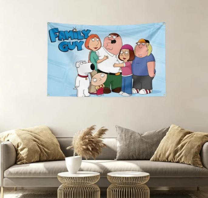 Grote vlaggen Family Guy (150x90cm), Enlèvement ou Envoi, Neuf