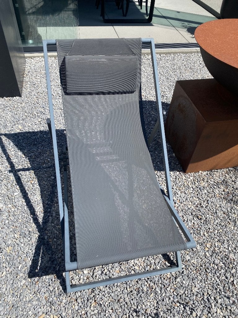 2 Transats / bain de soleil inclinables, Ophalen, Gebruikt