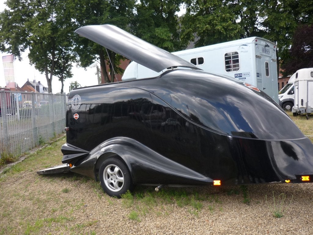 aanhangwagen moto, Auto diversen, Aanhangers en Bagagewagens, Ophalen, Zo goed als nieuw