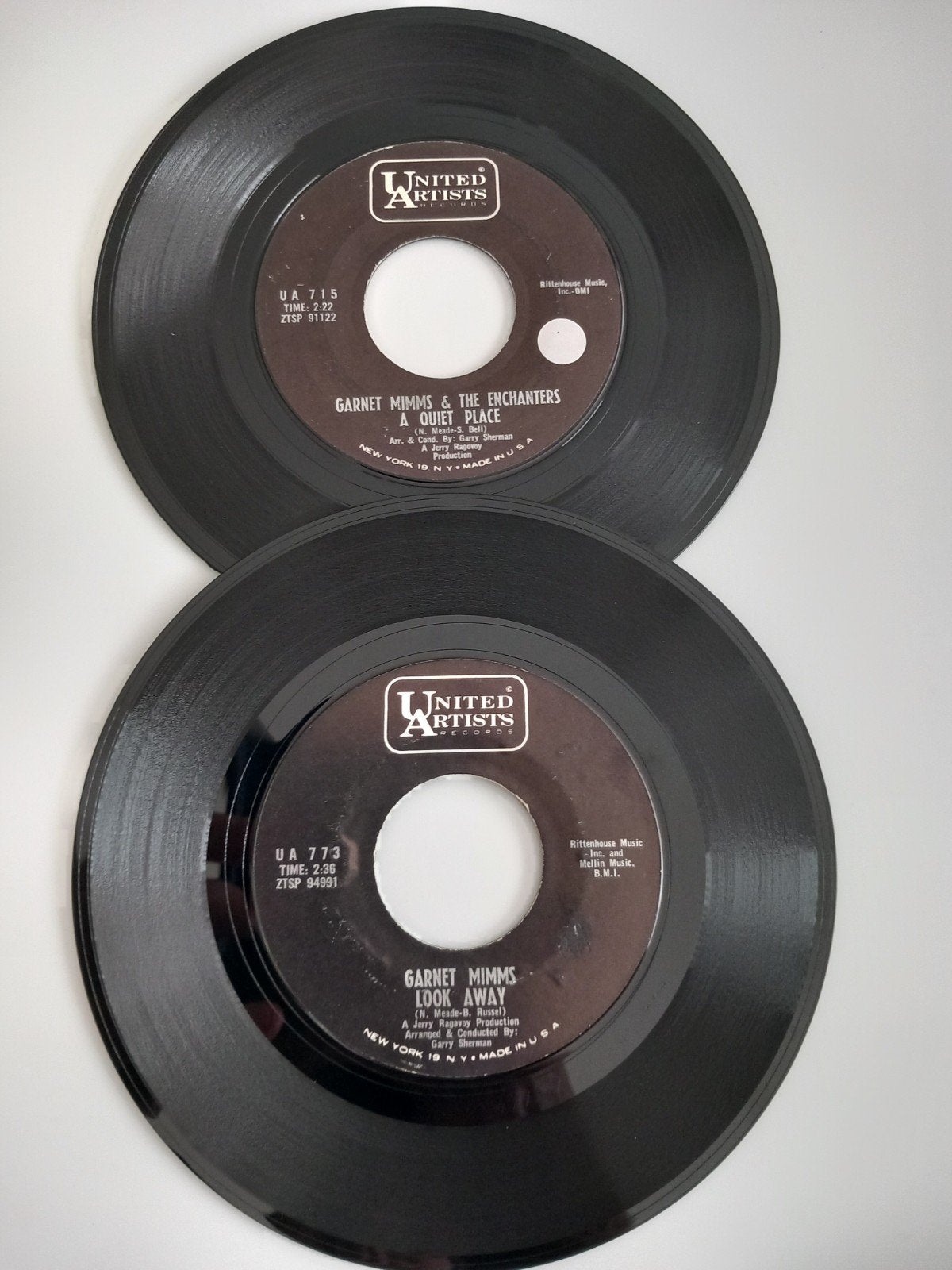 GRANET MIMMS & THE ENCHANTERS. 60'S POPCORN SOUL US 2 X 45T, Ophalen of Verzenden, R&B