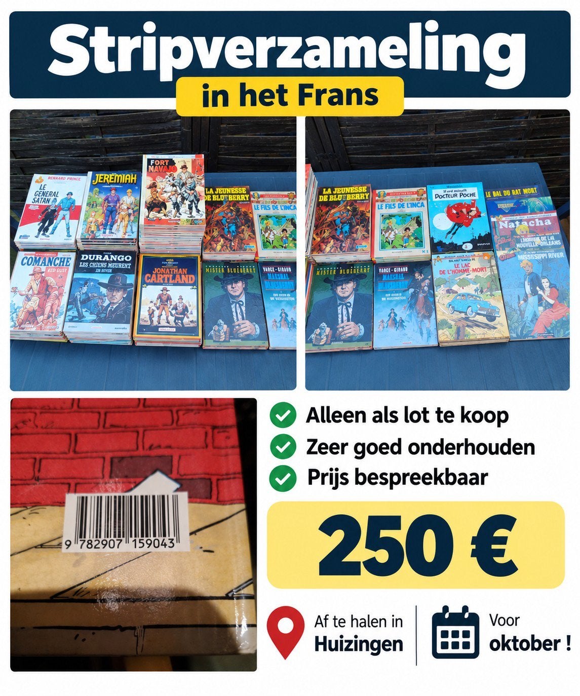 Collection bandes dessinées en francais, Enlèvement, Comme neuf