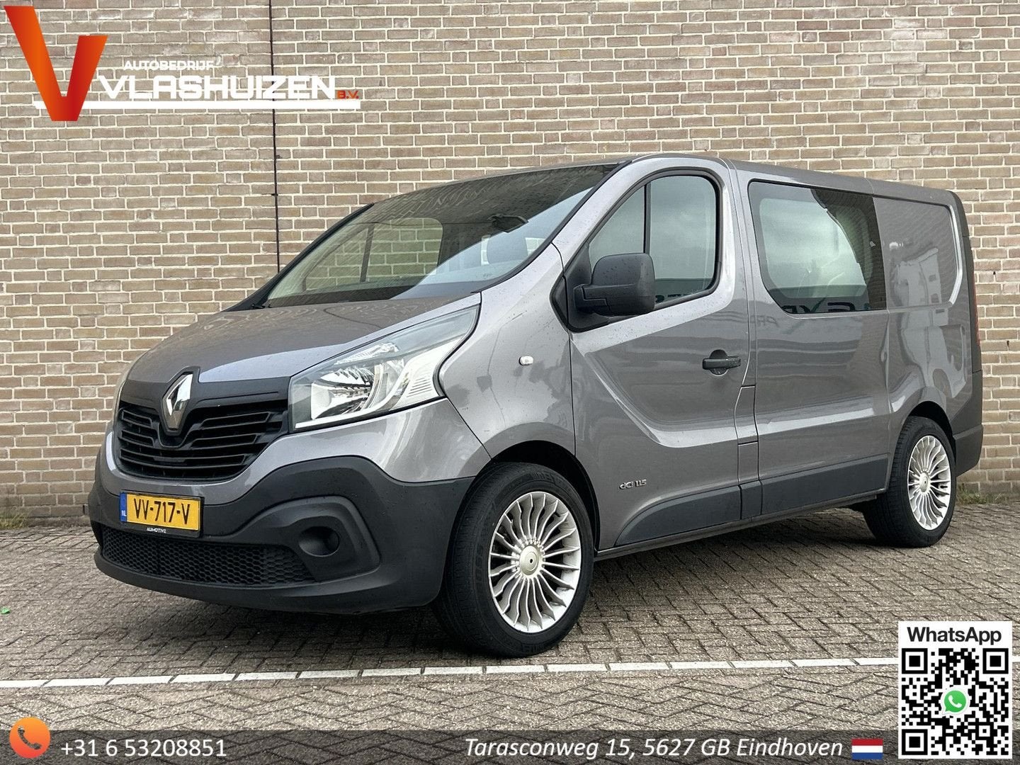 Renault Trafic 1.6 dCi T27 L1H1 Comfort Dubbel Cabine | € 4., Argent ou Gris, Achat, 170 g/km, Entreprise