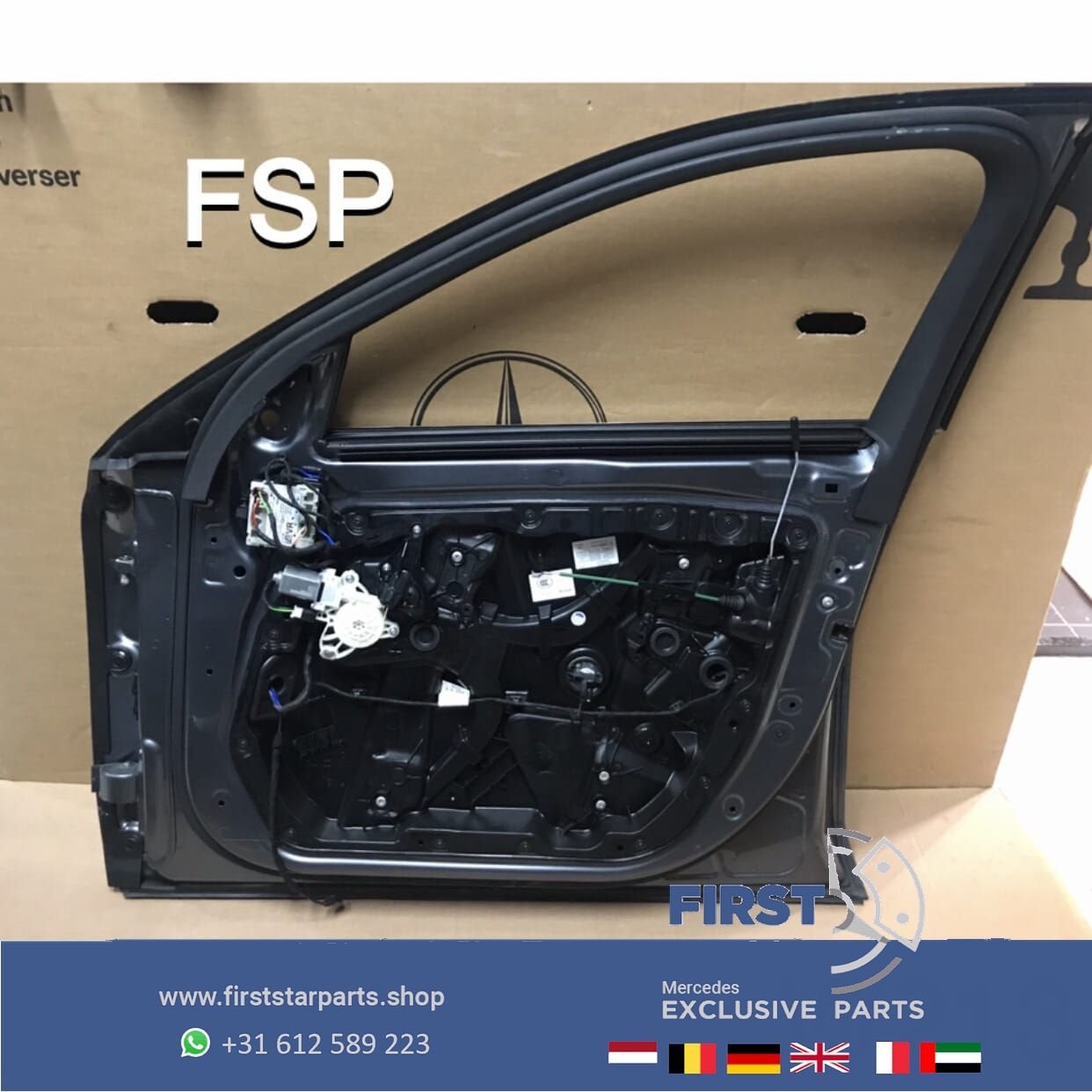 W213 S213 COMPLETE DEUR RECHTS VOOR Mercedes E KLASSE 2016-2, Autos : Pièces & Accessoires, Utilisé, Porte, Avant, -