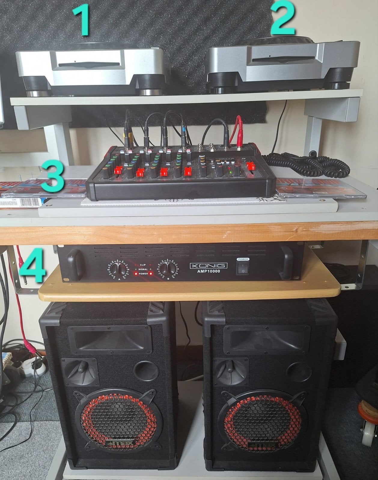 Dj apparatuur, Muziek en Instrumenten, Dj-sets en Draaitafels, Ophalen, Zo goed als nieuw