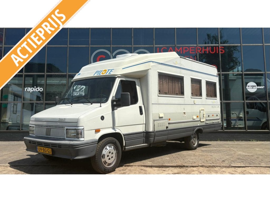Pilote Pacific 65 PX, Fiat ducato, Caravanes & Camping, Camping-cars, Boîte manuelle, Pilote, Réfrigérateur, Diesel