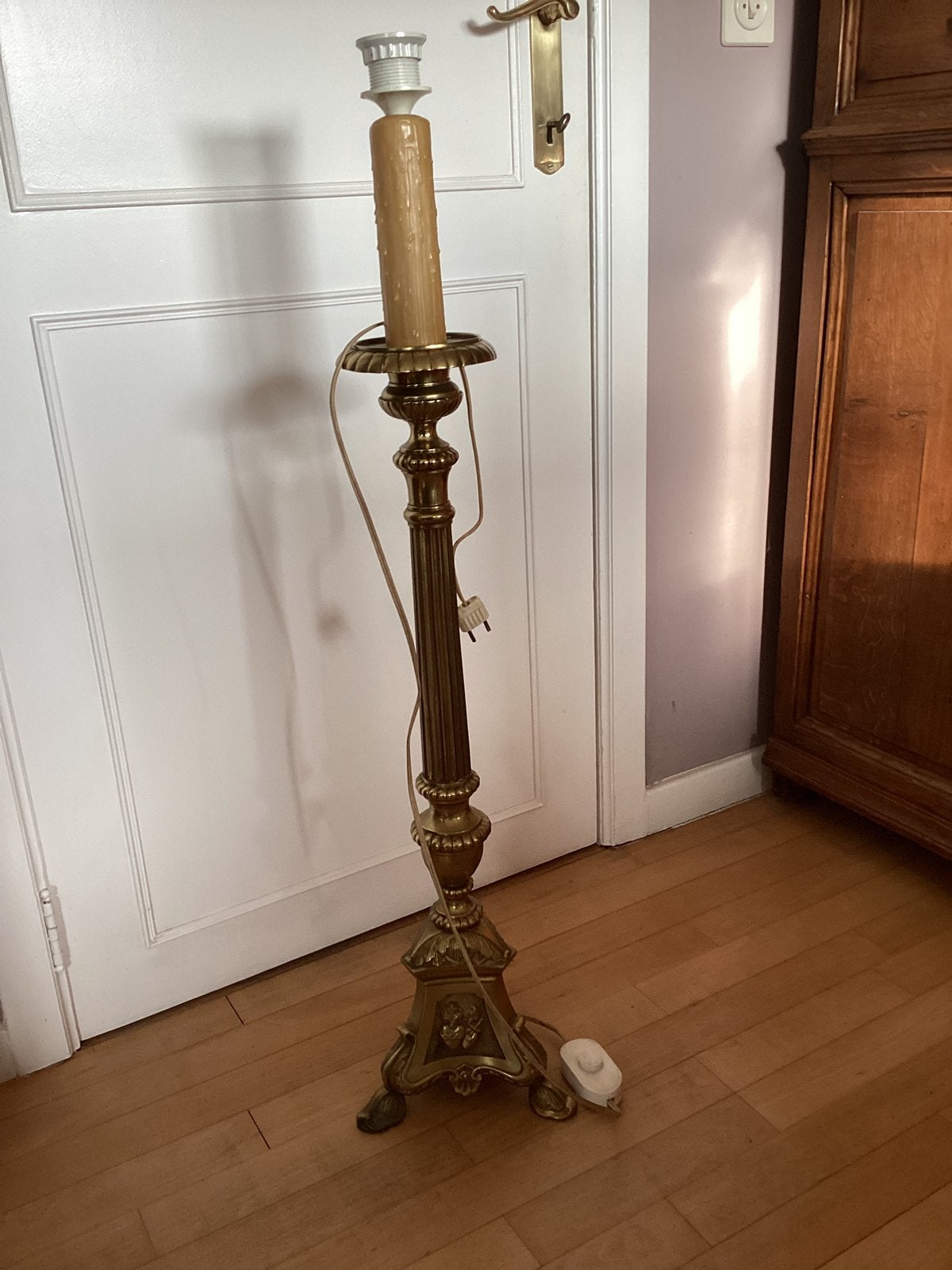 Candèlabre en cuivre, Antiquités & Art, Antiquités | Bougeoirs, Enlèvement