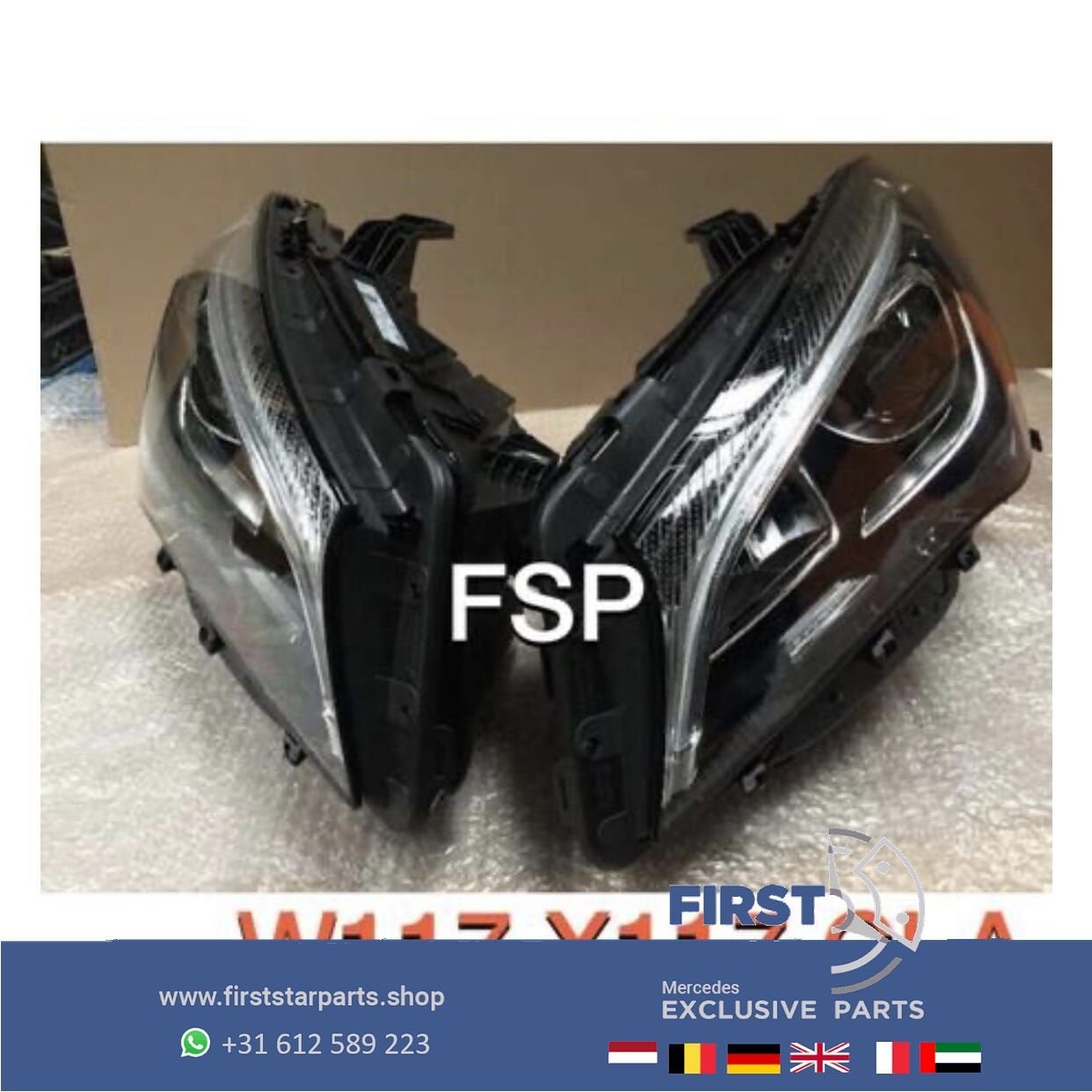 A1178206861 W117 CLA FACELIFT VOL LED Koplamp RECHTS MB Orig, Gebruikt, -, Ophalen of Verzenden, -