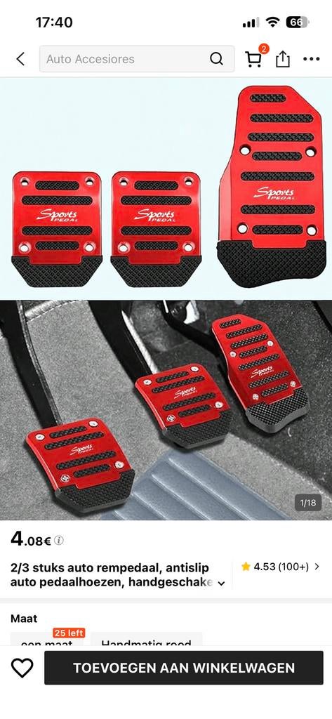 Autopedalen, Enlèvement