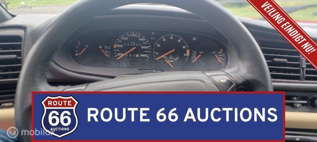 Porsche 944 Turbo | 1987 | Route 66 Auctions, Auto's, Zwart, Bedrijf, Overige carrosserie, Porsche
