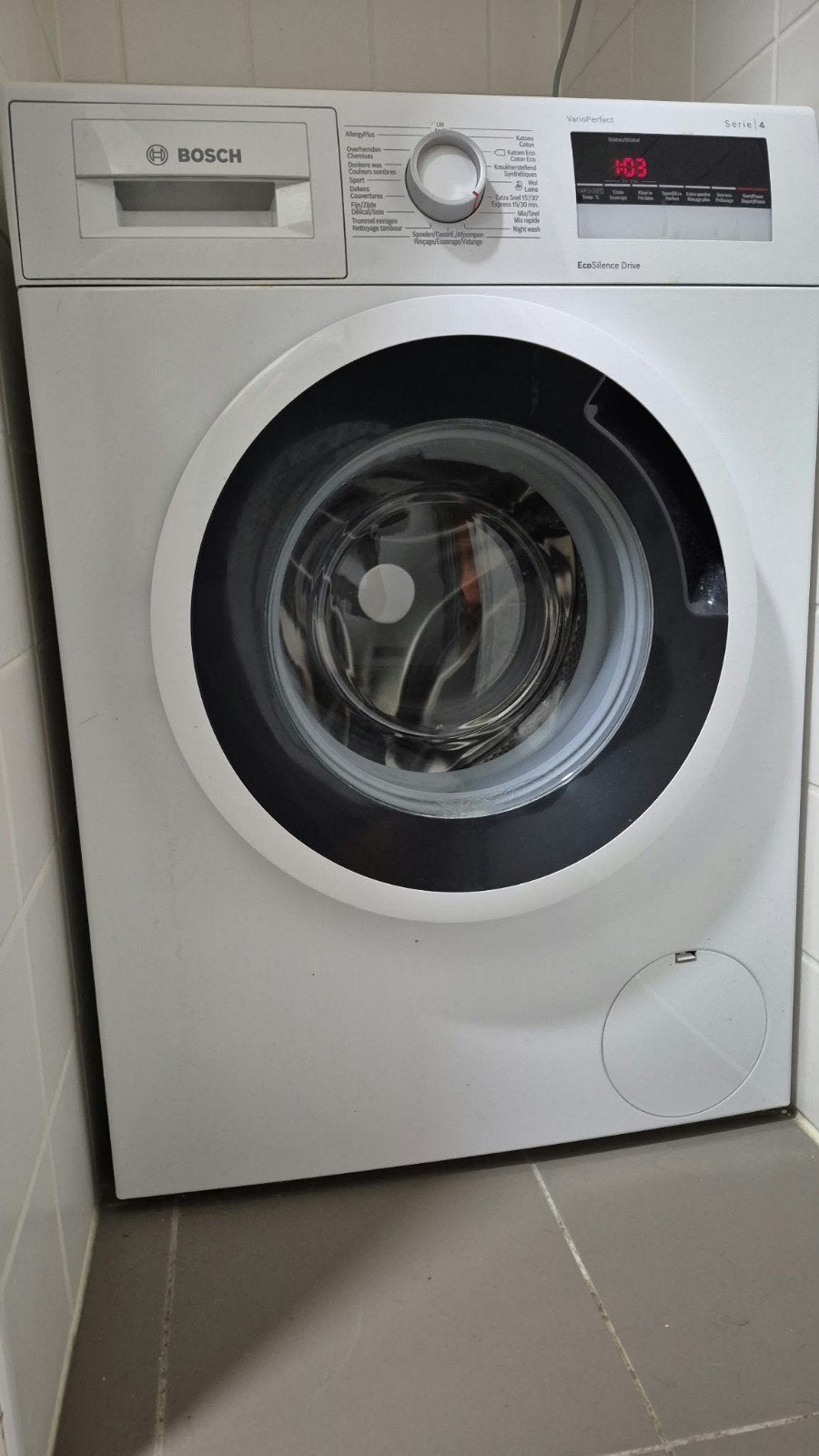 BOSCH wasmachine, Ophalen, 6 tot 8 kg, Gebruikt, Minder dan 85 cm