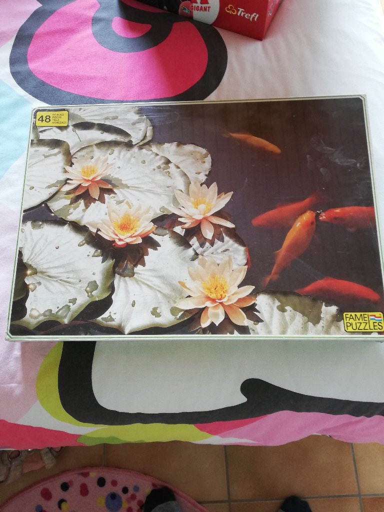 Puzzel  bloemen en vissen, Kinderen en Baby's, Ophalen of Verzenden, 10 tot 50 stukjes, Nieuw, 6 jaar of ouder