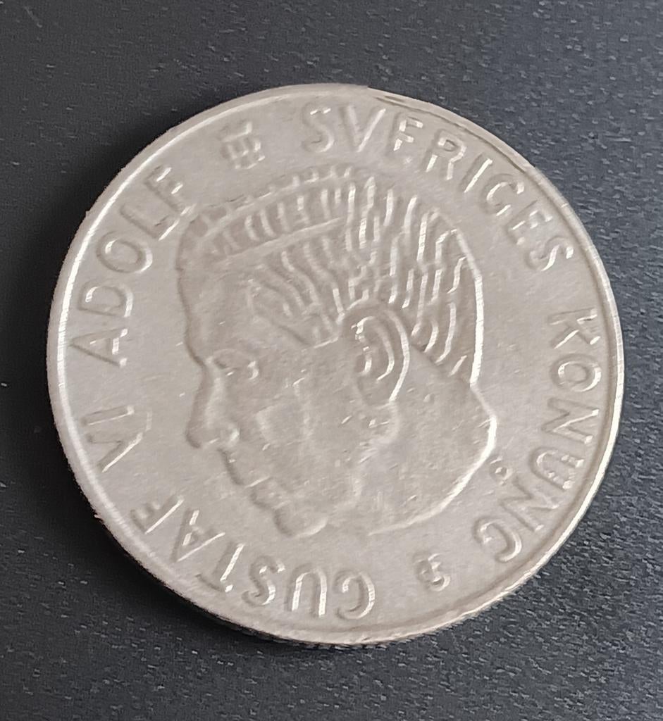 De koning Gustaf.vi.Adlef 1953 ARGENT 835. Doe een bod, Postzegels en Munten, Ophalen, Zilver