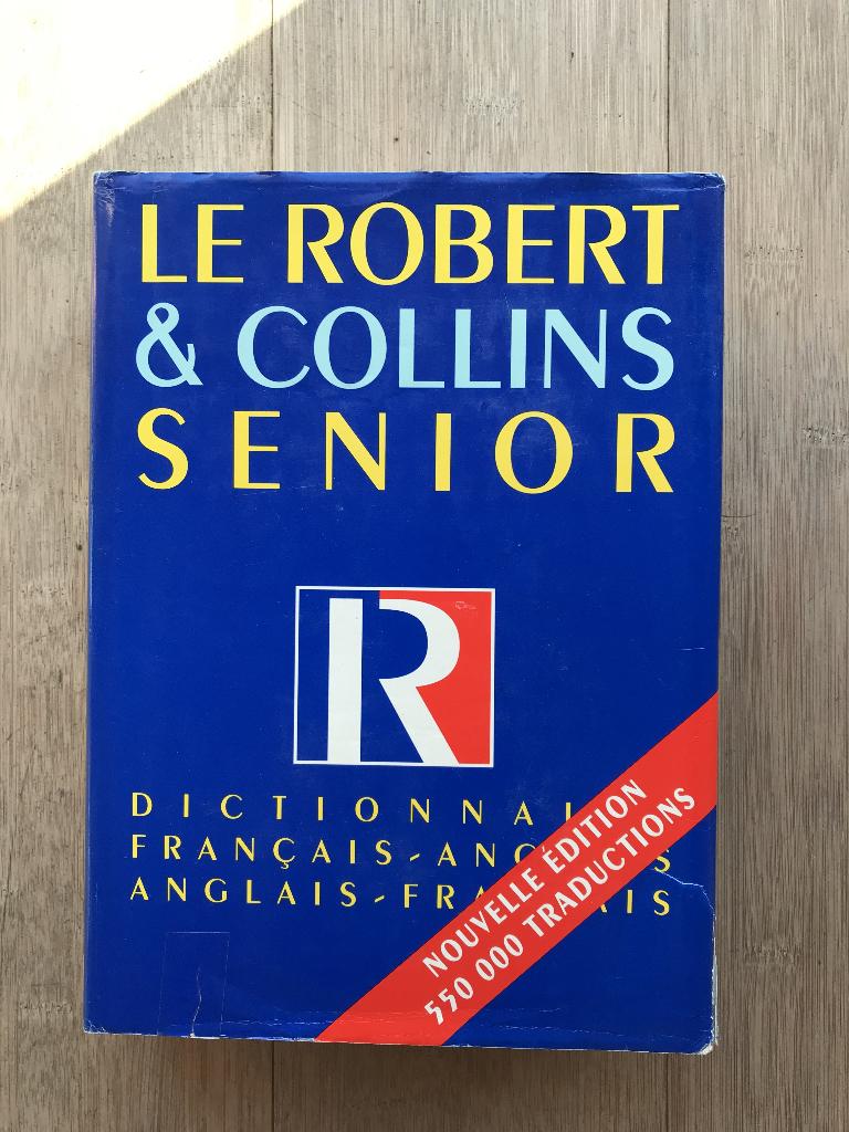 Dictionnaire anglais-français, Enlèvement ou Envoi, Le Robert & Collins, Utilisé, Anglais