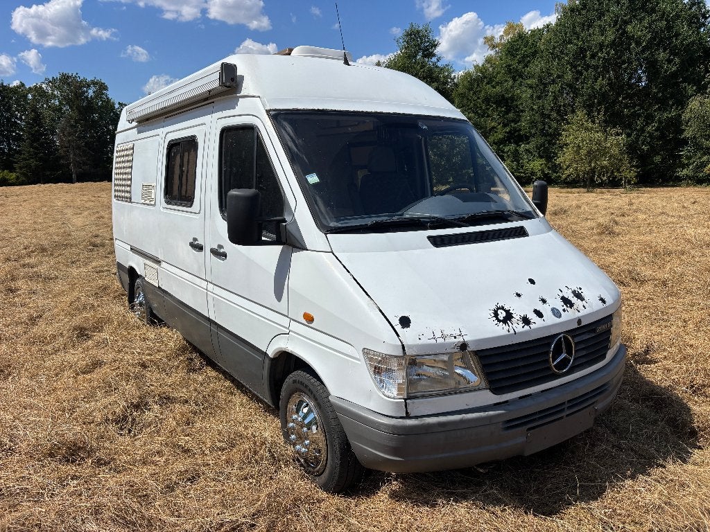 Cool Mercedes Sprinter 208CDI  2 pers. avec controle tech., Caravanes & Camping, Siège standard, Entreprise, Boîte manuelle, 5 à 6 mètres
