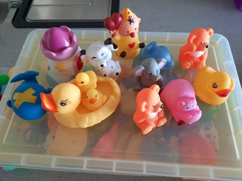 Badeendjes, Kinderen en Baby's, Speelgoed | Badspeelgoed, Ophalen, Zo goed als nieuw, Badeend, Overige merken